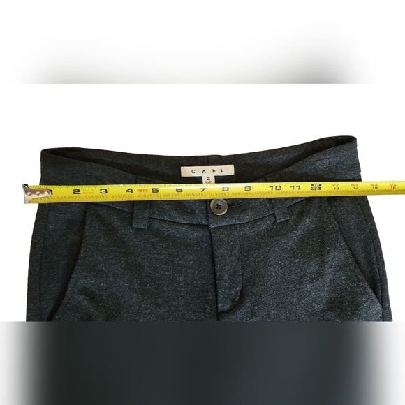 CAbi Pants Favorite‎ Trouser Flare Bootcut 141 Gray Ponte Knit Stretch 2 - Picture 8 of 12
